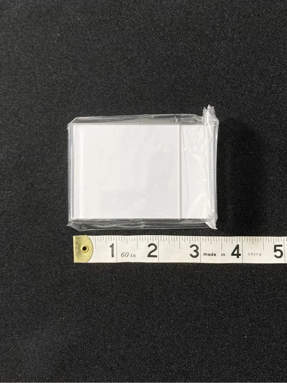 ⭐️ Transparent Plastic 2.5” x 3.5” Desk Picture Frames Set Of 2